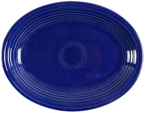 Fiesta® 11 5/8" Medium Oval Serving Platter – Durable Ceramic, Lead-Free, Dishwasher/Microwave/Oven Safe – Made in USA - Twilight by TheFiestaTablewareCompany