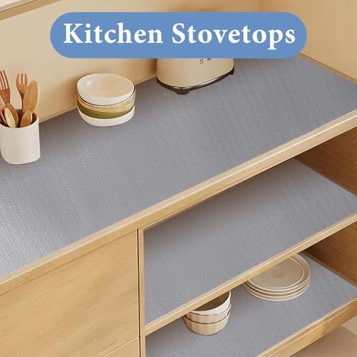 Shelf Liners for Kitchen Cabinets Non Adhesive Drawer Liner 17.3in x 20FT - Image 5