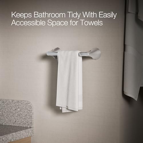 Kohler 35930-CP Buckley™ 9" towel bar, Polished Chrome - Image 3