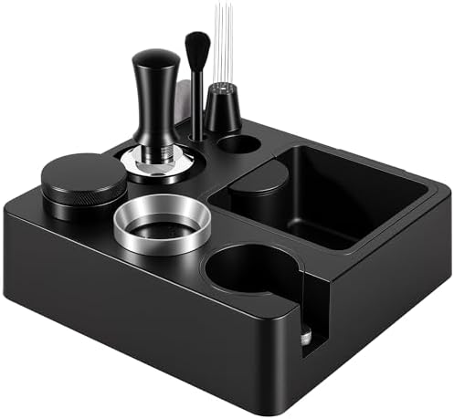Reoszeank 54mm Espresso Accessories Kit, Tamping Station, Knock Box, Tamper by Reoszeank