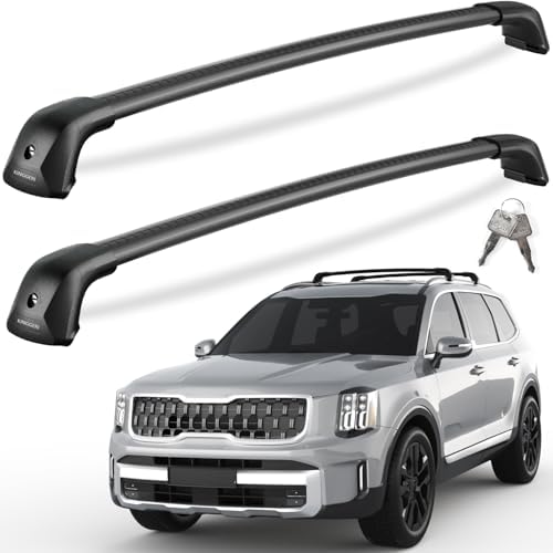 Roof Rack Cross Bars for Kia Telluride EX S SX SX-Prestige 2019-2026 by KINGGERI