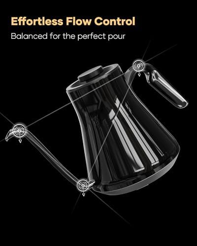 Cocinare FLOW B9 Gooseneck Electric Kettle ±1°F Temperature Control - Image 4
