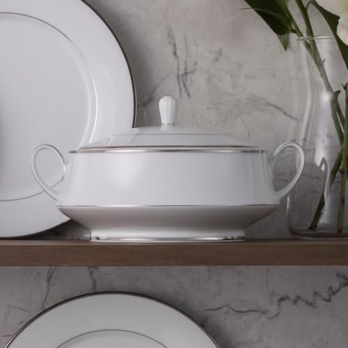 Noritake Spectrum Covered Vegetable Bowl, White, 48 oz - Image 3