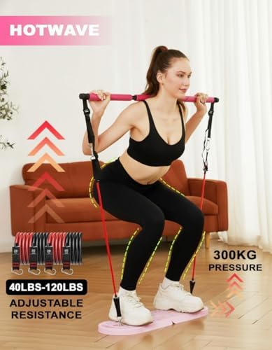 HOTWAVE Push Up Board, Portable PushUp Board, Foldable 20 in 1 Push Up Bar - Image 4