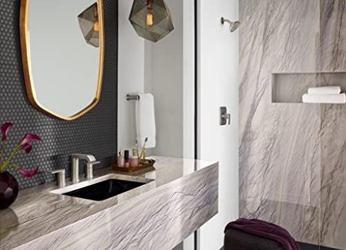 Moen Genta LX Modern Single Kitchen or Bathroom Towel Bar, 6.8-Inch, Brushed Nickel, BH3886BN - Image 6