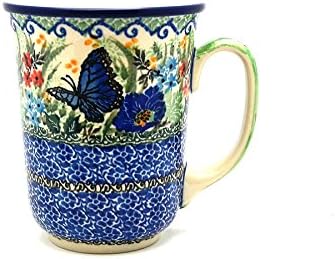 Polish Pottery Mug - 16 oz. Bistro - Unikat Signature U4600 by Polish+Pottery+Gallery