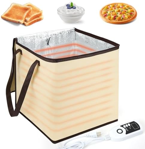 Dough Proofer with Heater, Bread Pizza Dough Proofing kit Temperature Control Proofing Accessories for Making Bread, Yogurt, Natto and Handmade Soap by Molgayol