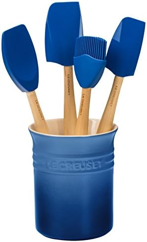 Le Creuset Stoneware & Silicone 5pc. Utensil Crock Set, Marseille by Unknown
