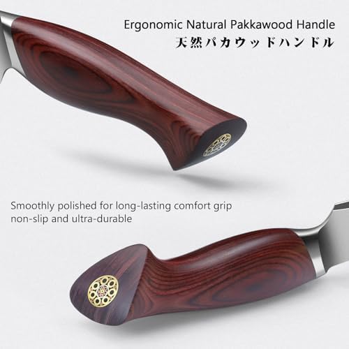 SHAN ZU 10 Inch Bread Knife, Razor Sharp Sourdough Slicing Knife - Image 5