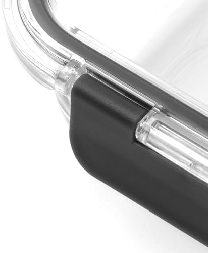 Zyliss Glass Food Storage Container 12.5oz, Shatter Resistant Borosilicate Glass, Airtight Leakproof Tritan Lid, BPA Free, Microwave, Freezer & Dishwasher Safe .37l/.39qt (6.2 x 4.7 x 2.2) - Image 4
