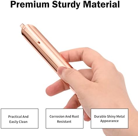 Food Scraper, Crumbers for Servers, Restaurant Crumb Sweeper, Table Scraper for Crumbs on Table, Restaurant Supplies for Kitchen, Server Accessories for Waitresses and Waiters (1 PACK, Rose Gold) - Image 2