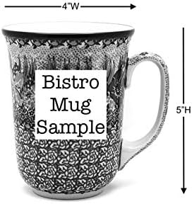 Polish Pottery Mug - 16 oz. Bistro - Unikat Signature U5098 - Image 2
