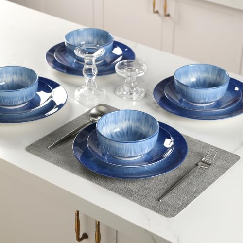 Sweejar Ceramic Dinnerware Service of 8,24 pcsPlate and Bowls for Kitchen - Image 5