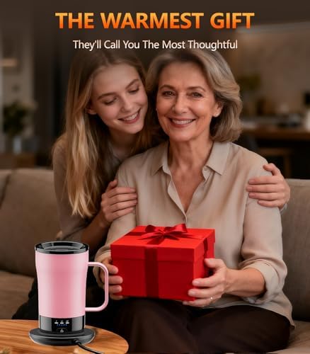 Self-Heating Coffee Mug, 14oz Heated Coffee Mug - Rechargeable Temperature Control Coffee Mug Keep Coffee Hot, Smart Mug Great Gift for Coffee Lovers & Slow Sippers - Image 7