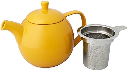 FORLIFE Curve Teapot with Infuser, 24-Ounce, Mandarin - Image 2
