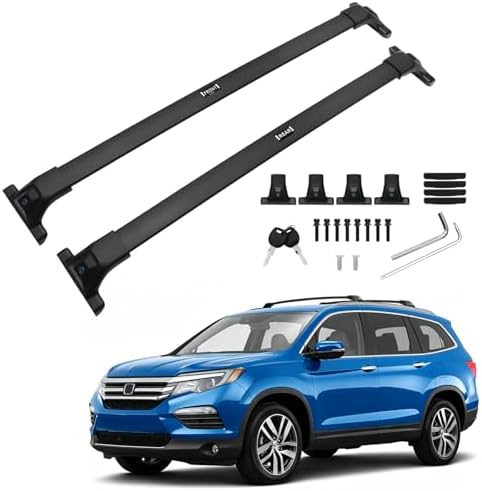 300LBS Roof Rack Crossbar for 2016-2022 Honda Pilot with Flush Rails by Powerty