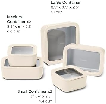 Caraway 13-Piece Glass Food Storage Container Set - Image 3