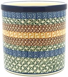 Polish Pottery Utensil Holder - Autumn by Polish+Pottery+Gallery