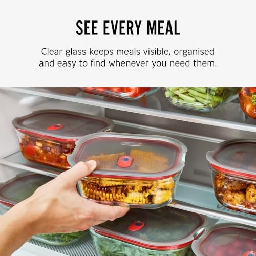 BLACK + BLUM Stack + Nest Glass Food Storage Container Set | Mix Set 4 Pack - Image 6
