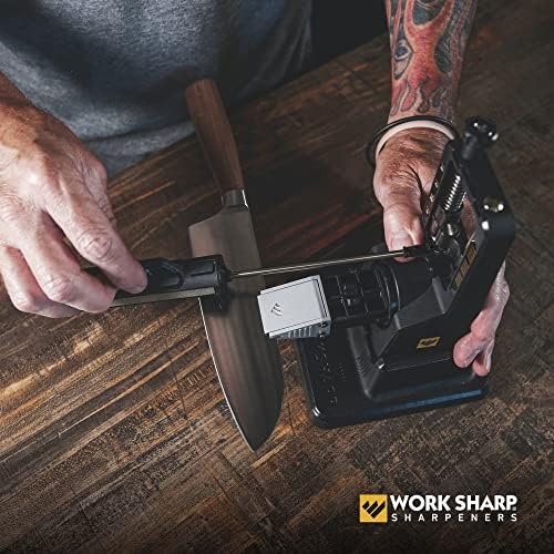 Work Sharp Precision Adjust Knife Sharpener Kit - Fixed Angle Sharpening System for Kitchen & Pocket Knives - Professional Guided Knife Sharpening Tool - Image 6