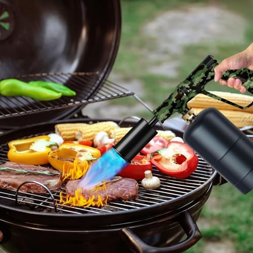 Sondiko Propane Torch Head - Powerful Kitchen Torch for Cooking, BBQ, and Steak Searing - Sous Vide - Charcoal Lighter and Welding Torch - Perfect Campfire Starter(Propane Tank Not Included) - Image 5