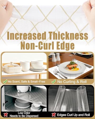 Drawer and Shelf Liners for Kitchen Cabinets Non-Adhesive - Image 4