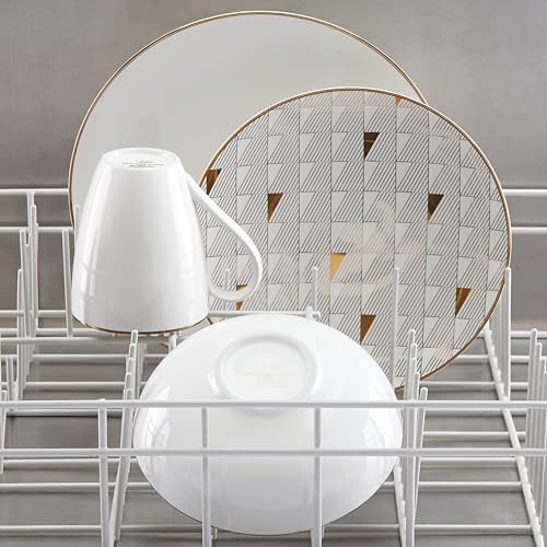 Lenox White Trianna 12-Piece Dinnerware Set, 16.20 LB - Image 2