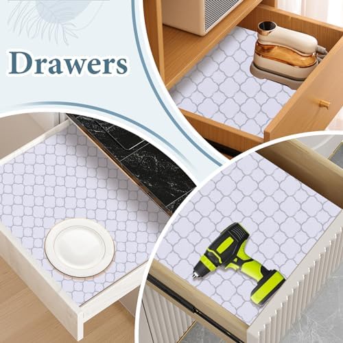 Shelf Liners for Kitchen Cabinets 17in x 30FT Non Adhesive Drawer Liner - Image 4