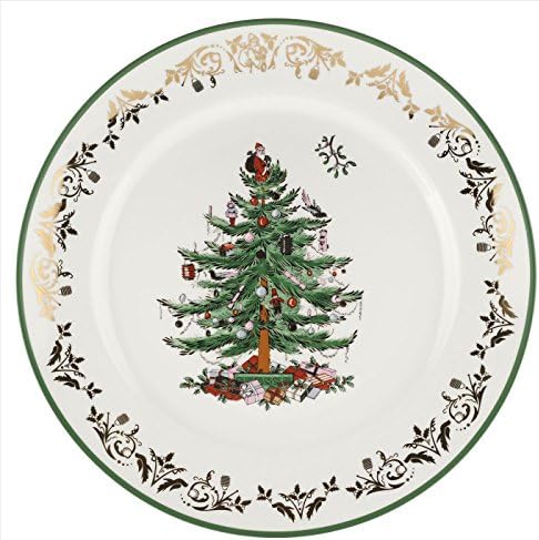 Christmas Tree Gold Platter by Spode