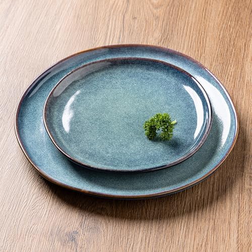 AmorArc Ceramic Dinnerware Sets for 8, 24Pcs Plates and Bowls Sets Dishes - Image 2