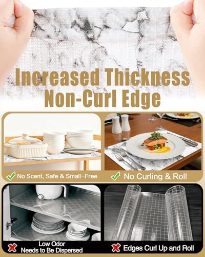 Drawer and Shelf Liners for Kitchen Cabinets Non-Adhesive - Image 4