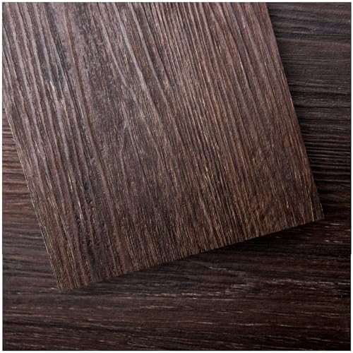 Art3d 36-Pack Peel and Stick Vinyl Floor Tiles (54 Sq.Ft), Brown Stone by Art3d