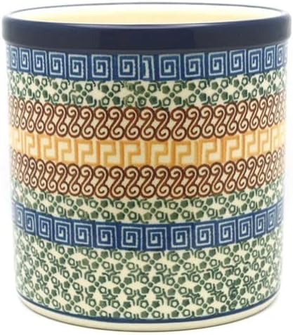 Polish Pottery Utensil Holder - Unikat Signature U3357 - Image 3