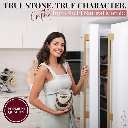 Gusto Nostro Marble Wine Chiller Bucket - 750ml Wine Bottle Cooler and Champagne Chiller for Party, Kitchen, Bar Cart Decor to Chill & Keep Bottles Cold - With Unique Wine Lovers Gift Box - Image 3