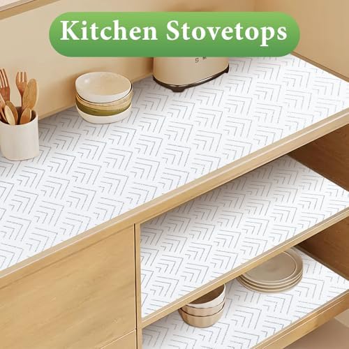 Shelf Liner for Kitchen Cabinets Non Adhesive Drawer Liner Non-Slip - Image 4