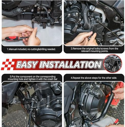 Motorcycle Crash Bar for NX500 NX400 2024-2026 Engine Guard - Image 6