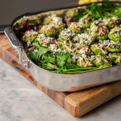 All-Clad Specialty Stainless Steel 11 x 14" Lasagna Pan & Baker - Image 2