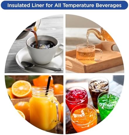 Karat 160 oz Disposable Coffee Dispensers [25 Pack] - Insulated Bulk Coffee Containers with Handle for Hot/Cold Beverages | Leak-Proof for Parties, Catering, Office - Image 5