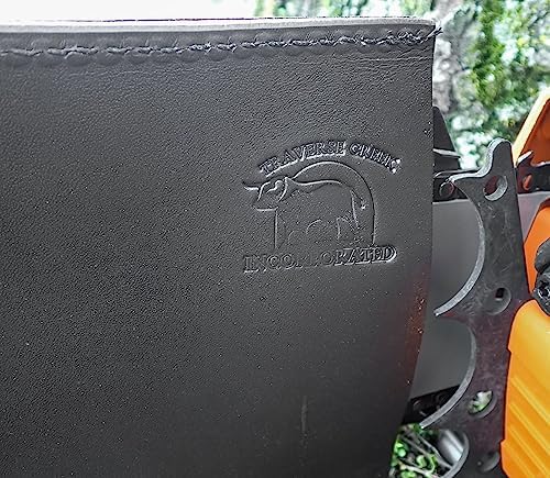 Leather Chainsaw BAR Cover Scabbard with Wrench Holder 28" - Image 4