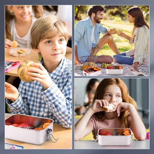 Umigy Stainless Steel Food Containers, 3 Sizes, Undivided, 3 Pcs - Image 6
