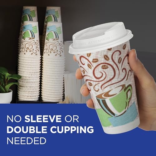 Georgia-Pacific Dixie PerfecTouch 16 oz Paper Coffee Cups By GP PRO, Coffee Haze Design, 1000 Count (50 Disposable Cups Sleeve, 20 Sleeves Per Case), 5356CD - Image 6