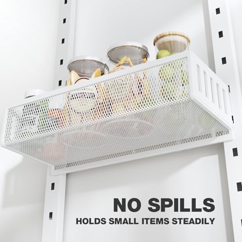 Pantry Door Organizers and Storage,8-Tier Large Wide Metal Heavy-Duty Frame Over the Door Spice Rack, 2 in 1 Wall-Mounted or Hanging shelf for Kitchen, Bathroom, Laundry Room, Bedroom, Closet &Nursery - Image 3