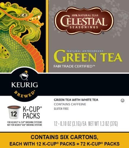 Celestial Seasonings Green Tea, Single-Serve Keurig K-Cup Pods, 72 Count - Image 3