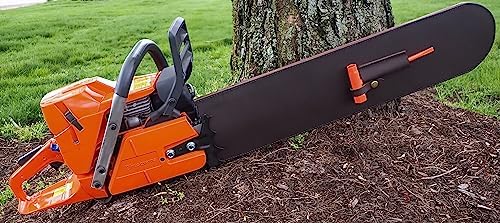 Leather Chainsaw BAR Cover Scabbard with Wrench Holder 28" by Unknown
