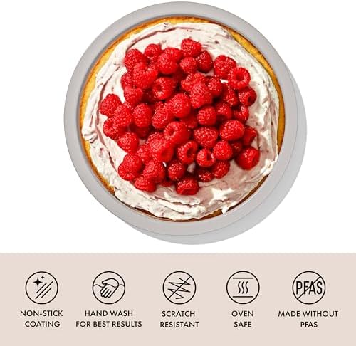 OXO Good Grips Non-Stick Pro Ceramic Coated Metal Bakeware – Biscuit, 9" Round Cake Pan (Pack of 6) - Image 2