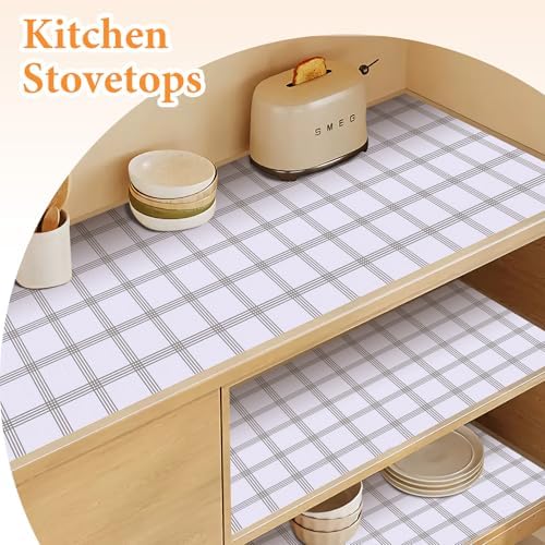 Shelf Liner for Kitchen Cabinets Non Adhesive Drawer Liner Non-Slip - Image 3