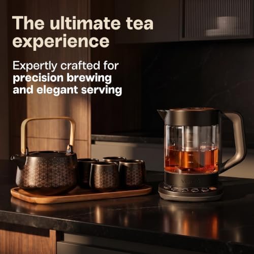 Viante Luxury Tea Set, Electric Kettle With Infuser, Gift for Tea Lovers - Image 2