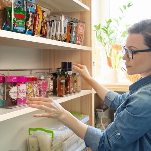 ClearSpace Pantry Storage Bins with Lids for Kitchen & Fridge, 8 Pack - Image 3