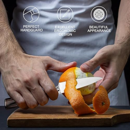 imarku Paring Knife 3.5 Inch, Japanese High Carbon Stainless Steel - Image 2
