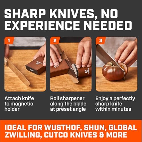 The Original Tumbler Rolling Knife Sharpener™ (Wood) - Image 4